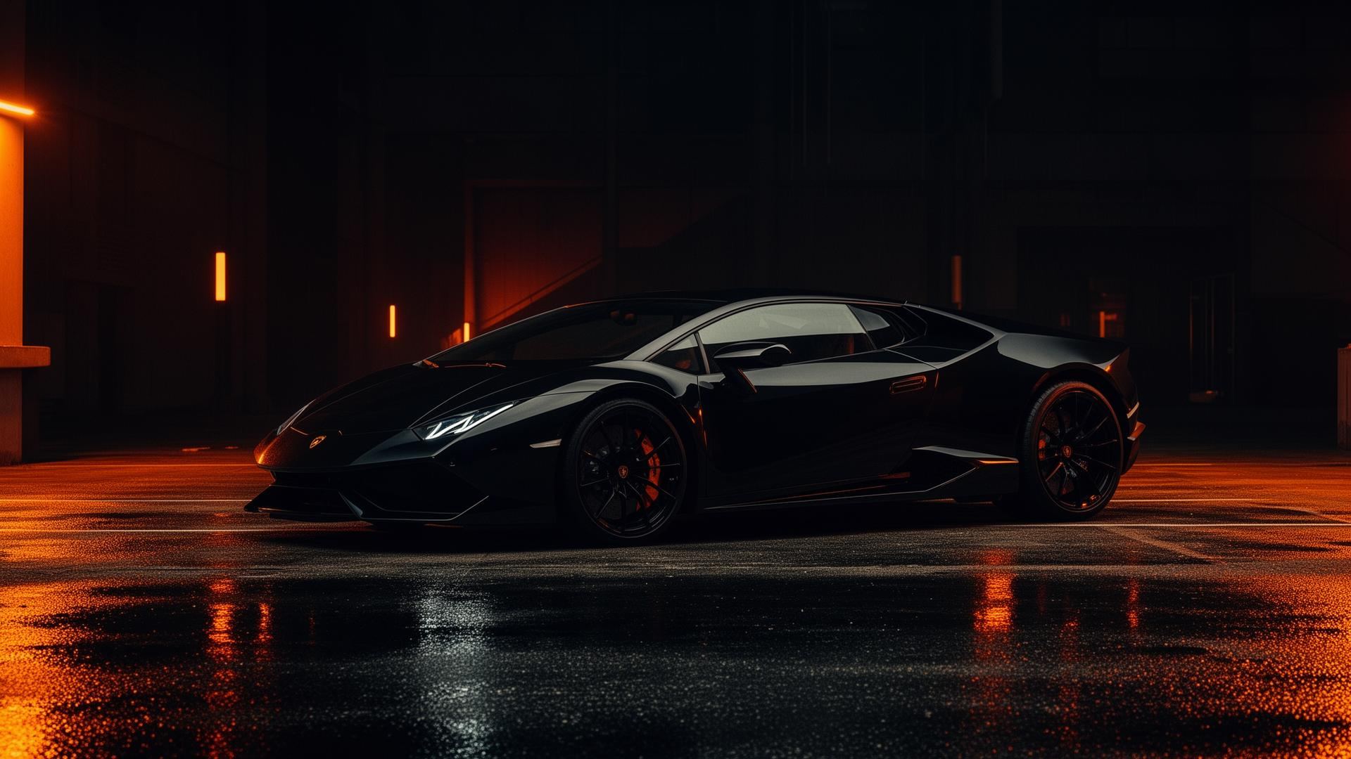 Luxury exotic car hero background
